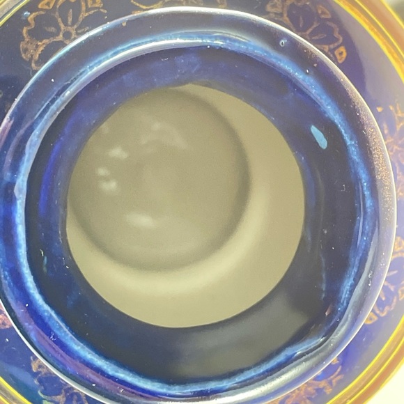 Vintage Japanese Handpainted Moriage Urn Geisha Shogun Asian Decor - Picture 12 of 15